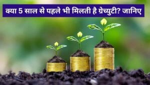 क्या 5 साल से पहले भी मिलती है ग्रेच्युटी? जानिए 4 साल 240 दिन वाले नियम के बारे में पूरी जानकारी 2 क्या 5 साल से पहले भी मिलती है ग्रेच्युटी